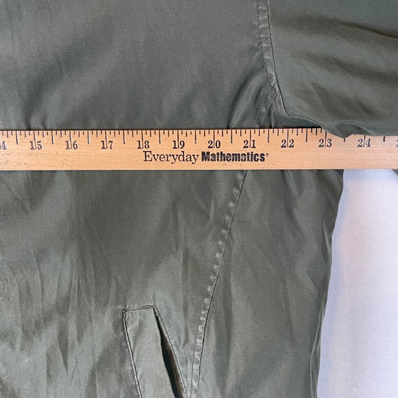 Croft & Barrow Mens Olive Green Fleece Lined Jacket Ultimate Stain Defense LT - Picture 7 of 9